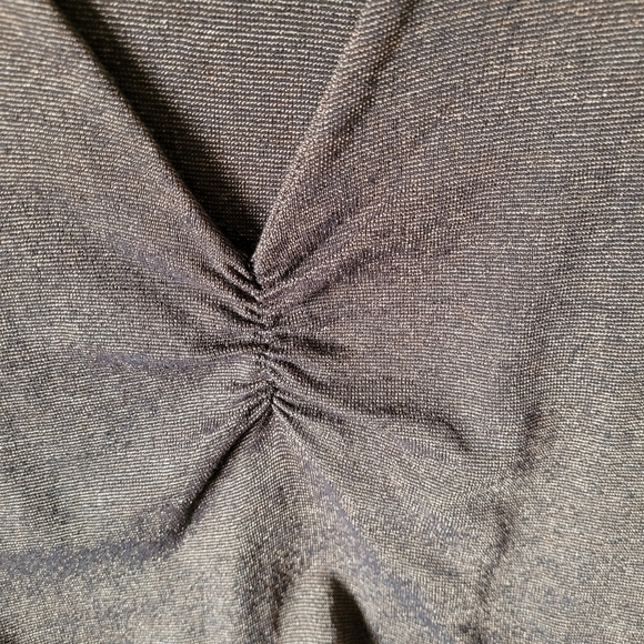 Vintage 80s tank top Michael Stars brown ruched tank top - Picture 8 of 9